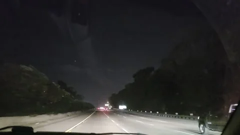 2 May 2026 Long Beach, California - Driving Interstate Freeway Mountain Street Stock Footage 345540314
