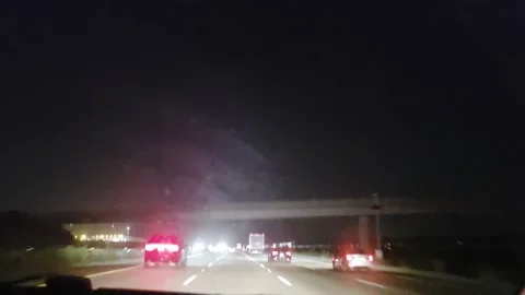 2 May 2026 Long Beach, California - Driving Interstate Freeway Mountain Street Stock Footage 345540328