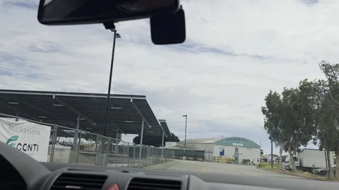 2 May 2026 Long Beach, California - Driving Interstate Freeway Mountain Street Stock Footage 345684129