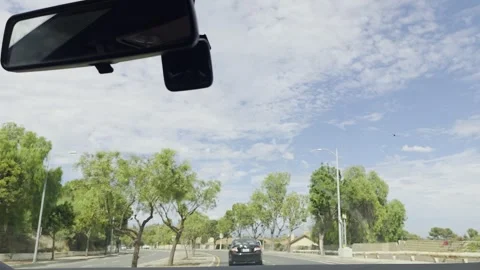 2 May 2026 Long Beach, California - Driving Interstate Freeway Mountain Street Stock Footage 345686094