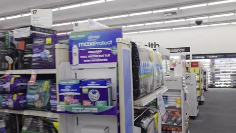 2 May 2026 Long Beach, California - Walking Inside of Grocery Store Food Stock Footage 345686171