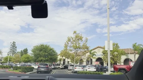 2 May 2026 Long Beach, California - Driving Interstate Freeway Mountain Street Stock Footage 345686185