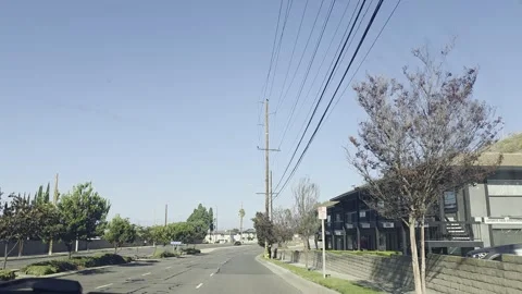 2 May 2026 Long Beach, California - Driving Interstate Freeway Mountain Street Stock Footage 346771402