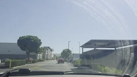 2 May 2026 Long Beach, California - Driving Interstate Freeway Mountain Street Stock Footage 346771662