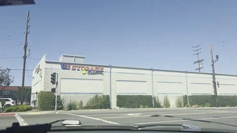 2 May 2026 Long Beach, California - Driving Interstate Freeway Mountain Street Stock Footage 346772978