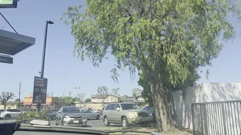 2 May 2026 Long Beach, California - Driving Interstate Freeway Mountain Street Stock Footage 346773019