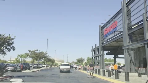 2 May 2026 Long Beach, California - Driving Interstate Freeway Mountain Street Stock Footage 347095487