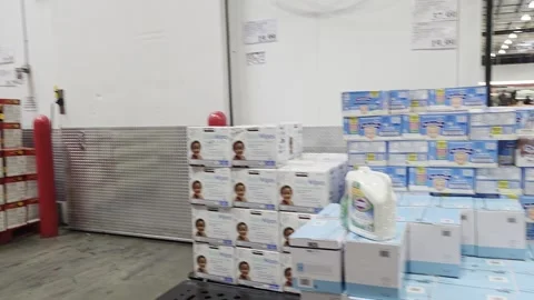 2 May 2026 Long Beach, California - Walking Costco Product Retailer Stock Footage 347095569