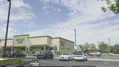 2 May 2026 Long Beach, California - Driving Interstate Freeway Mountain Street Stock Footage 347096064