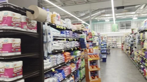 2 May 2026 Long Beach, California - Walking Costco Product Retailer Stock Footage 347096902