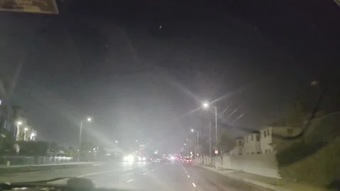 2 May 2026 Long Beach, California - Driving Interstate Freeway Mountain Street Vídeo Stock 347604327