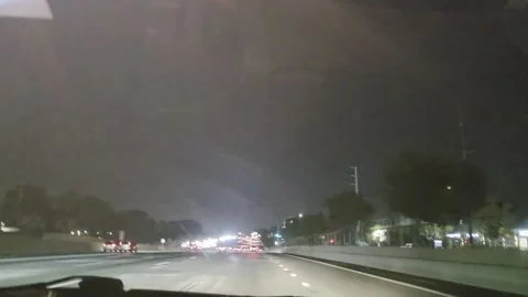 2 May 2026 Long Beach, California - Driving Interstate Freeway Mountain Street 動画素材 347623951