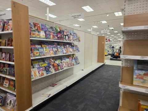 2 May 2026 Long Beach, California - Walking Inside of Grocery Retailer Store Stock Photos