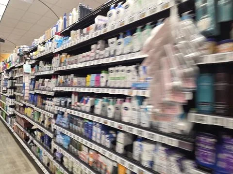 2 May 2026 Long Beach, California - Walking Inside of Grocery Retailer Store Photos