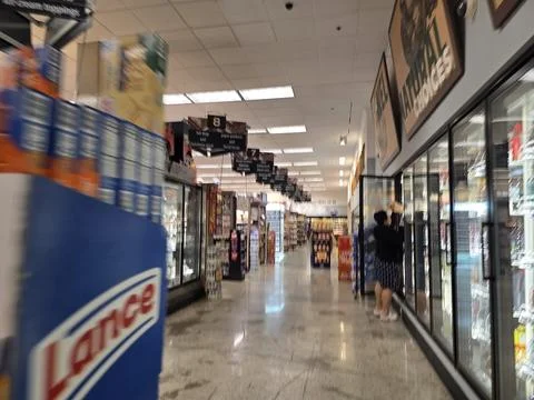 2 May 2026 Long Beach, California - Walking Inside of Grocery Retailer Store Photos