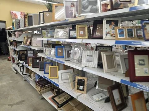 2 May 2026 Long Beach, California - Walking Inside of Grocery Retailer Store Stock Photos
