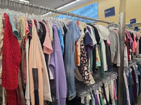 2 May 2026 Long Beach, California - Walking Inside of Grocery Retailer Store Stock Photos