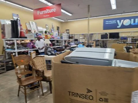 2 May 2026 Long Beach, California - Walking Inside of Grocery Retailer Store Stock Photos