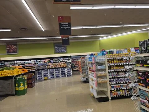 2 May 2026 Long Beach, California - Walking Inside of Grocery Retailer Store Photos
