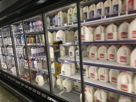 2 May 2026 Long Beach, California - Walking Inside of Grocery Retailer Store Stock Photos