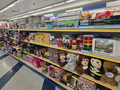 2 May 2026 Long Beach, California - Walking Inside of Target Retailer Store Фото