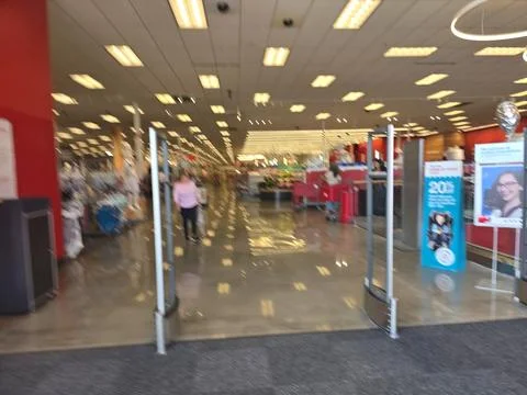 2 May 2026 Long Beach, California - Walking Inside of Target Retailer Store Фото
