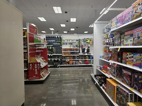 2 May 2026 Long Beach, California - Walking Inside of Target Retailer Store Stock Photos
