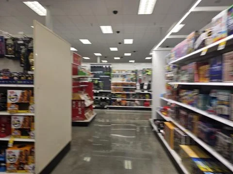 2 May 2026 Long Beach, California - Walking Inside of Target Retailer Store Stock Photos