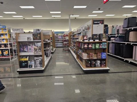2 May 2026 Long Beach, California - Walking Inside of Target Retailer Store Stock-Fotos
