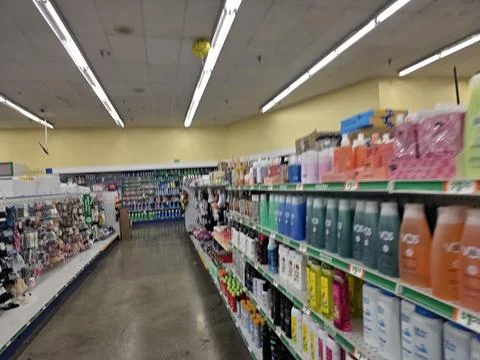 2 May 2026 Long Beach, California - Walking Inside of Target Retailer Store Fotos Stock