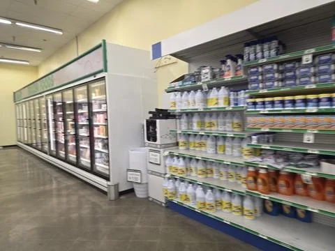 2 May 2026 Long Beach, California - Walking Inside of Target Retailer Store Stock-Fotos