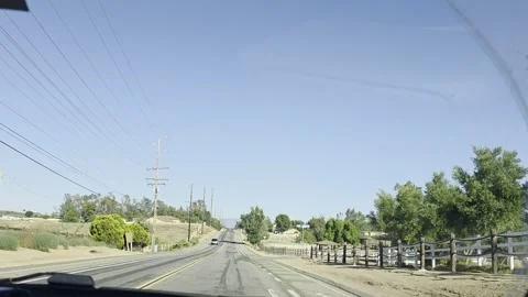 2 May 2026 Los Angeles, California - Driving Interstate Freeway Mountain Street Stock Footage 339817005