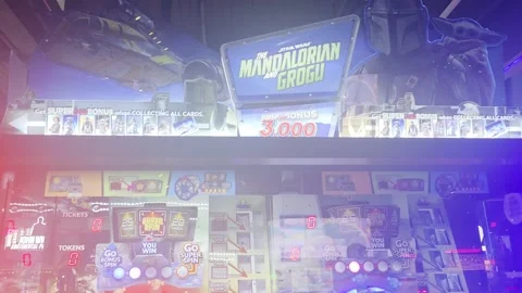 2 May 2026 Los Angeles, California - Walking Inside of Arcade Building Area Stock-Footage 342080974
