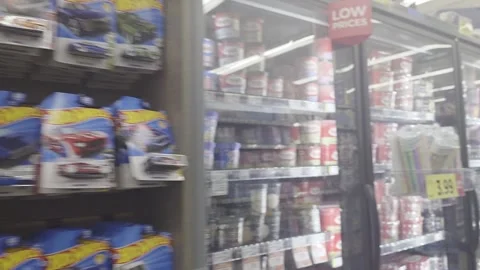 2 May 2026 Los Angeles, California - Walking Ralphs Grocery Supermarket Store Stock Footage 342086428