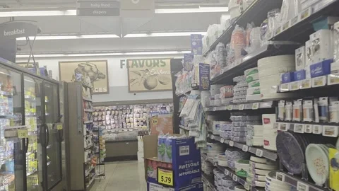 2 May 2026 Los Angeles, California - Walking Ralphs Grocery Supermarket Store Stock Footage 342086434