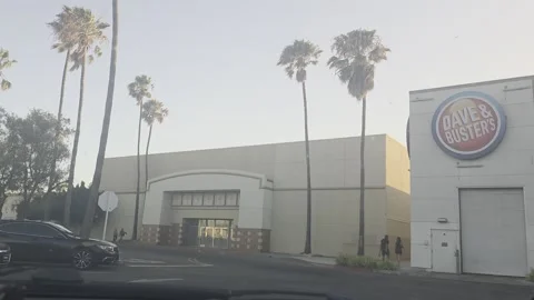 2 May 2026 Los Angeles, California - Driving Businesses Interstate Street Stock Footage 342143802