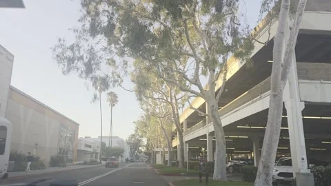 2 May 2026 Los Angeles, California - Driving Businesses Interstate Street Stock Footage 342143804
