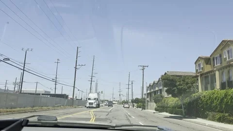2 May 2026 Los Angeles, California - Driving Interstate Freeway Street Highway Stock Footage 342273166