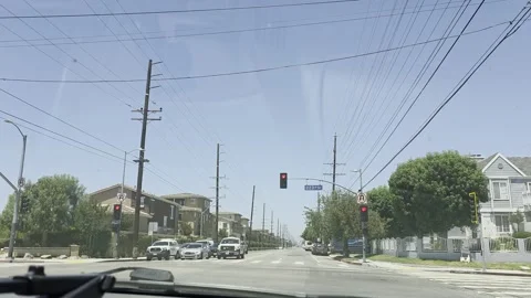 2 May 2026 Los Angeles, California - Driving Interstate Freeway Street Highway Stock Footage 342273264
