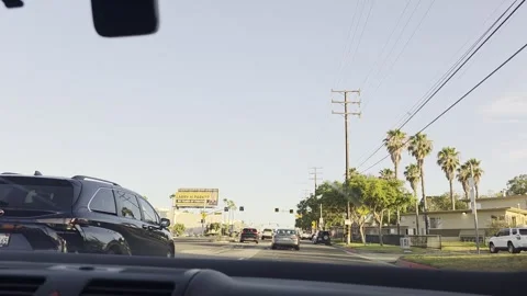 2 May 2026 Los Angeles, California - Driving Interstate Freeway Street Highway Stock Footage 342282876