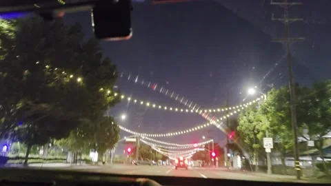 2 May 2026 Los Angeles, California - Driving Interstate Freeway Night Street Stock Footage 342449314