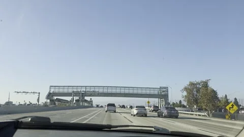 2 May 2026 Los Angeles, California - Driving Interstate Freeway Street Stock Footage 342464285