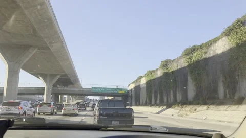 2 May 2026 Los Angeles, California - Driving Interstate Freeway Street Stock Footage 342464451