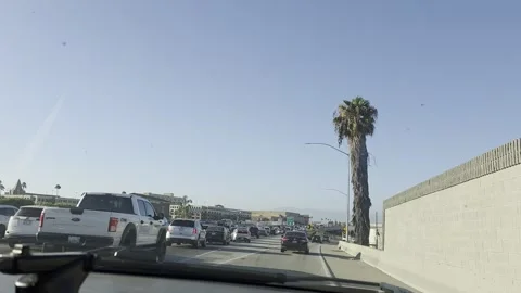 2 May 2026 Los Angeles, California - Driving Interstate Freeway Street Stock Footage 342466085