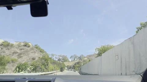 2 May 2026 Los Angeles, California - Driving Interstate Freeway Street Stock Footage 342680945