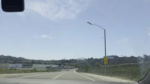 2 May 2026 Los Angeles, California - Driving Interstate Freeway Street Stock Footage 342681376