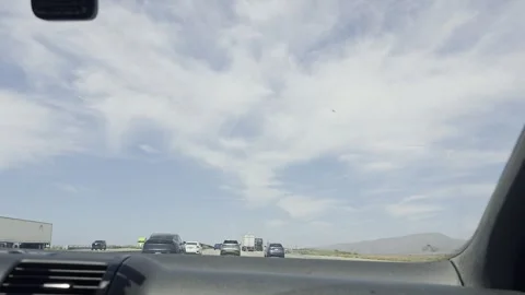2 May 2026 Los Angeles, California - Driving Interstate Freeway Street Stock Footage 342681773