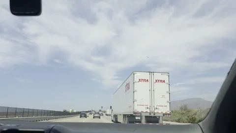 2 May 2026 Los Angeles, California - Driving Interstate Freeway Street Stock Footage 342681792