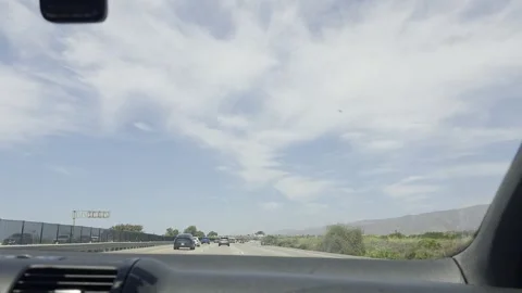 2 May 2026 Los Angeles, California - Driving Interstate Freeway Street Stock Footage 342681908