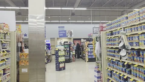 2 May 2026 Los Angeles, California - Walking Ralphs Grocery Store Food Stock Footage 344968078